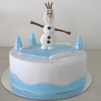 Frozen Cake - Olaf Cake